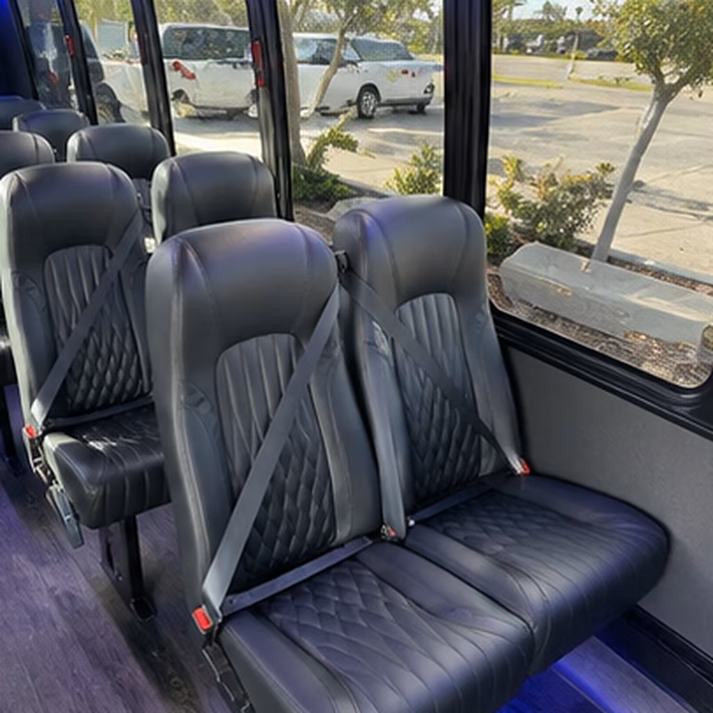 15-35 Passenger Minibus Interior