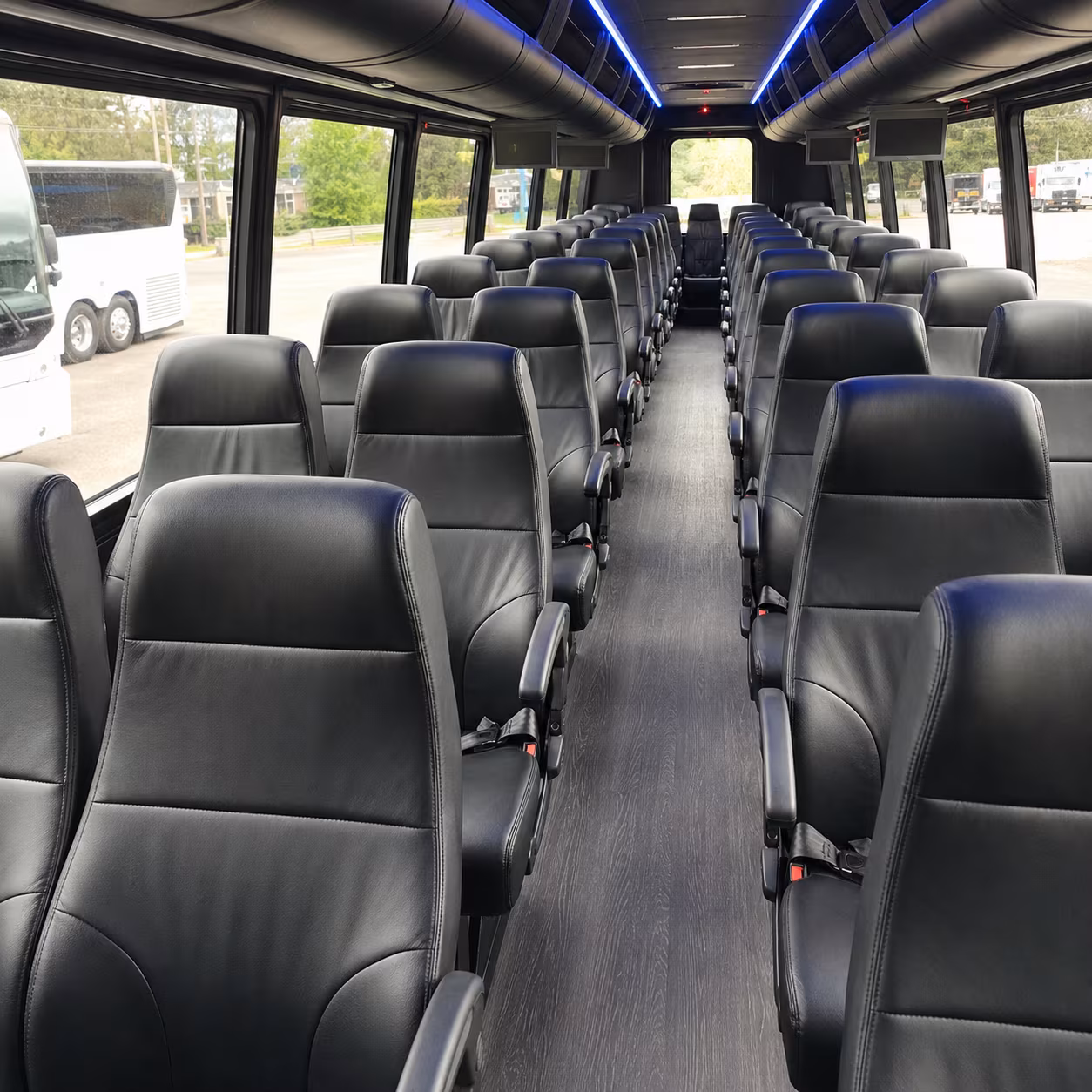 Riverside Airport Shuttle & Transportation party bus interior