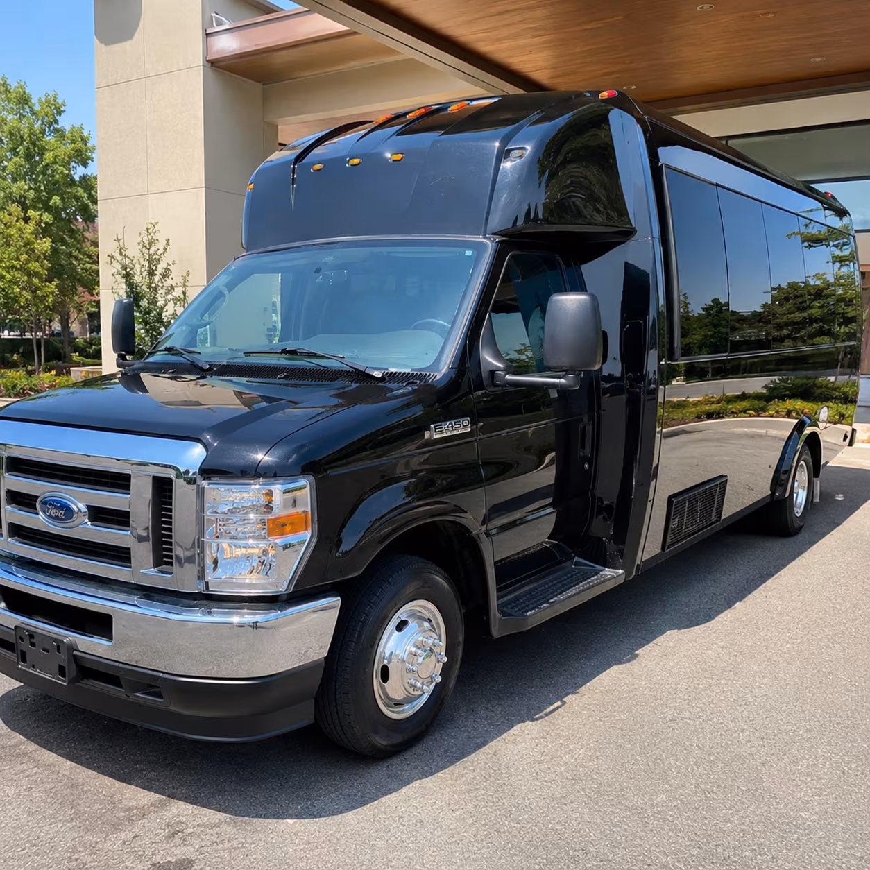 Riverside Birthday, Sweet 16, & Quinceañera Transportation party bus exterior