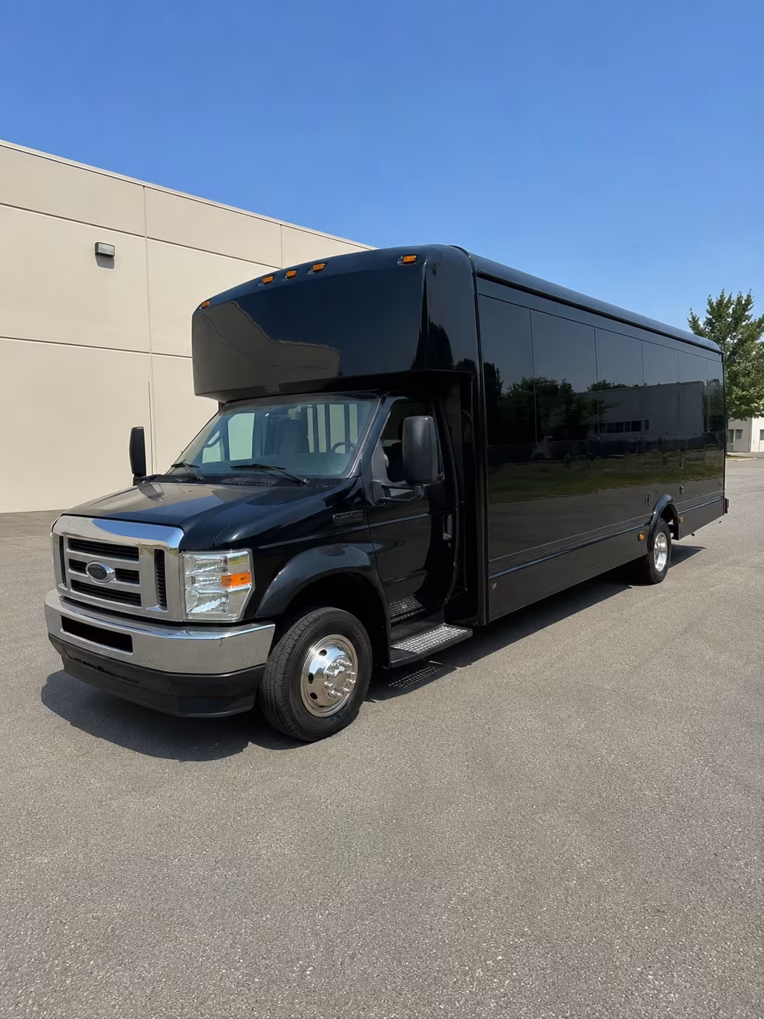 Riverside Birthday, Sweet 16, & Quinceañera Transportation party bus exterior