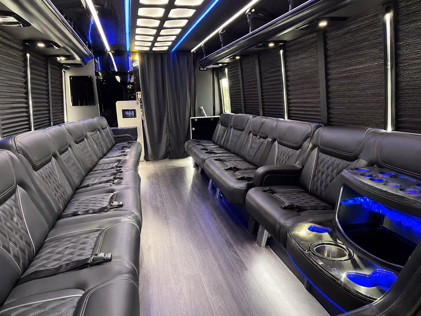 Riverside Birthday, Sweet 16, & Quinceañera Transportation onboard seating