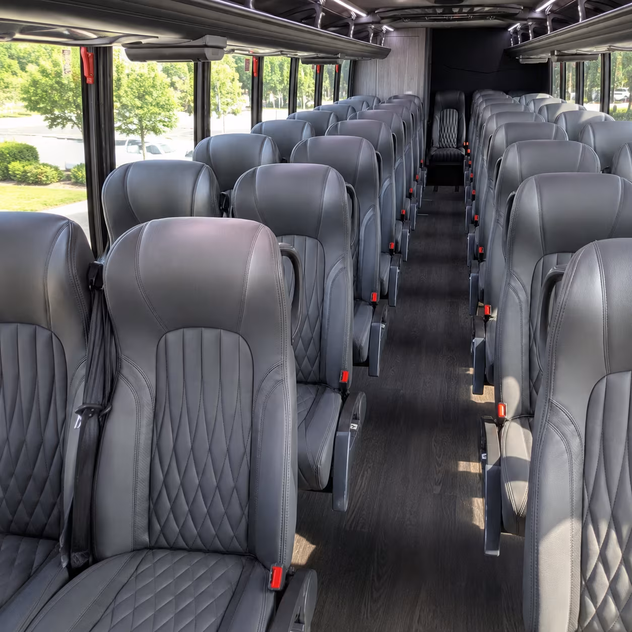 Riverside Corporate Transportation party bus exterior