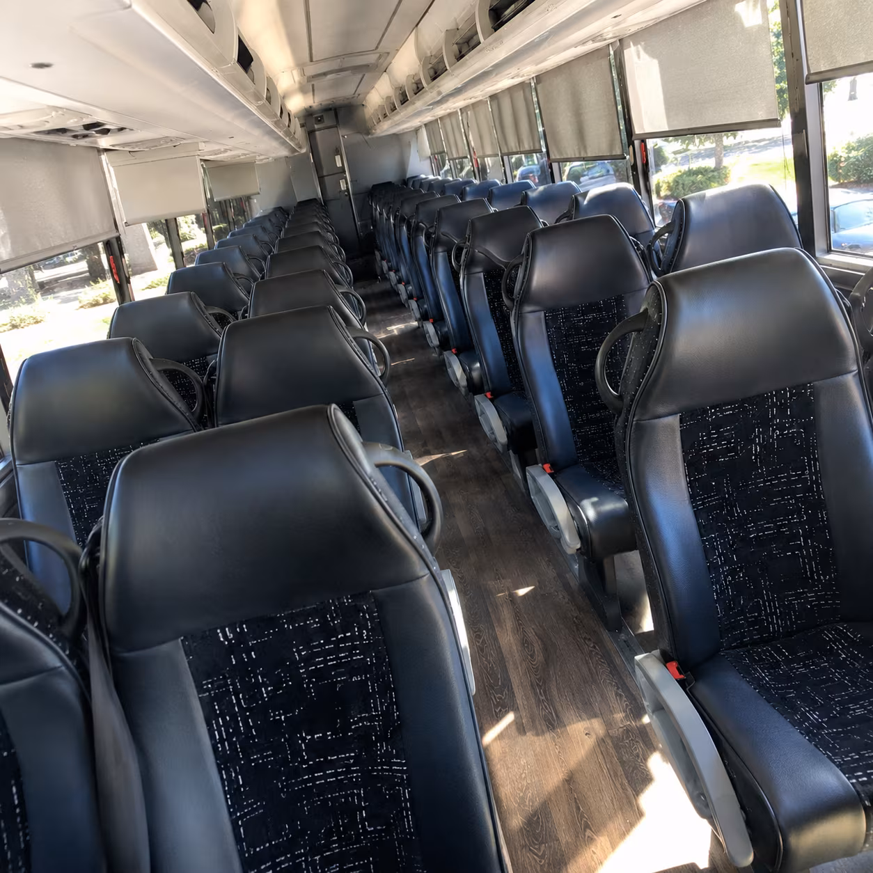 Riverside Corporate Transportation party bus exterior