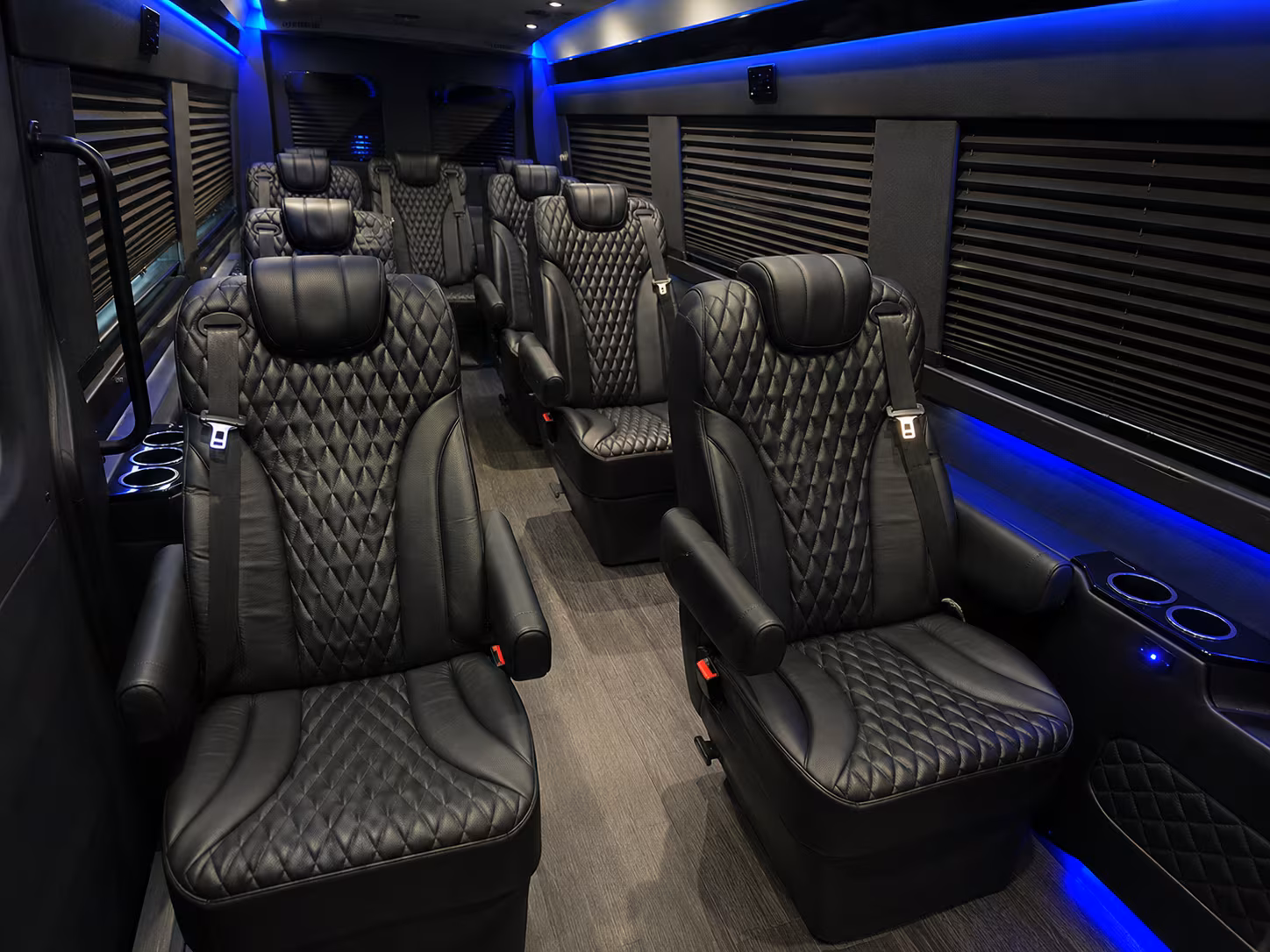 Riverside Corporate Transportation party bus exterior