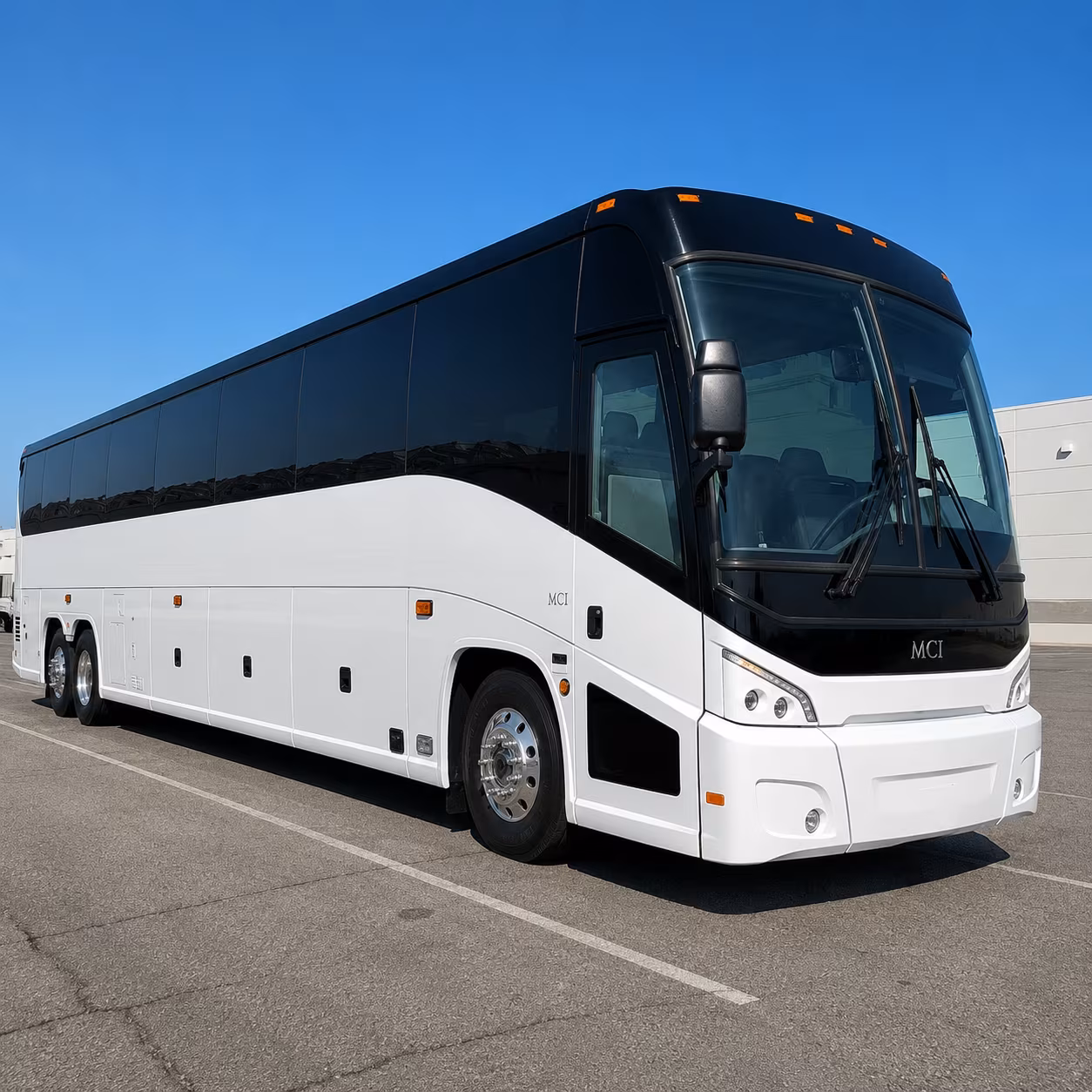 Riverside School Event Transportation party bus exterior